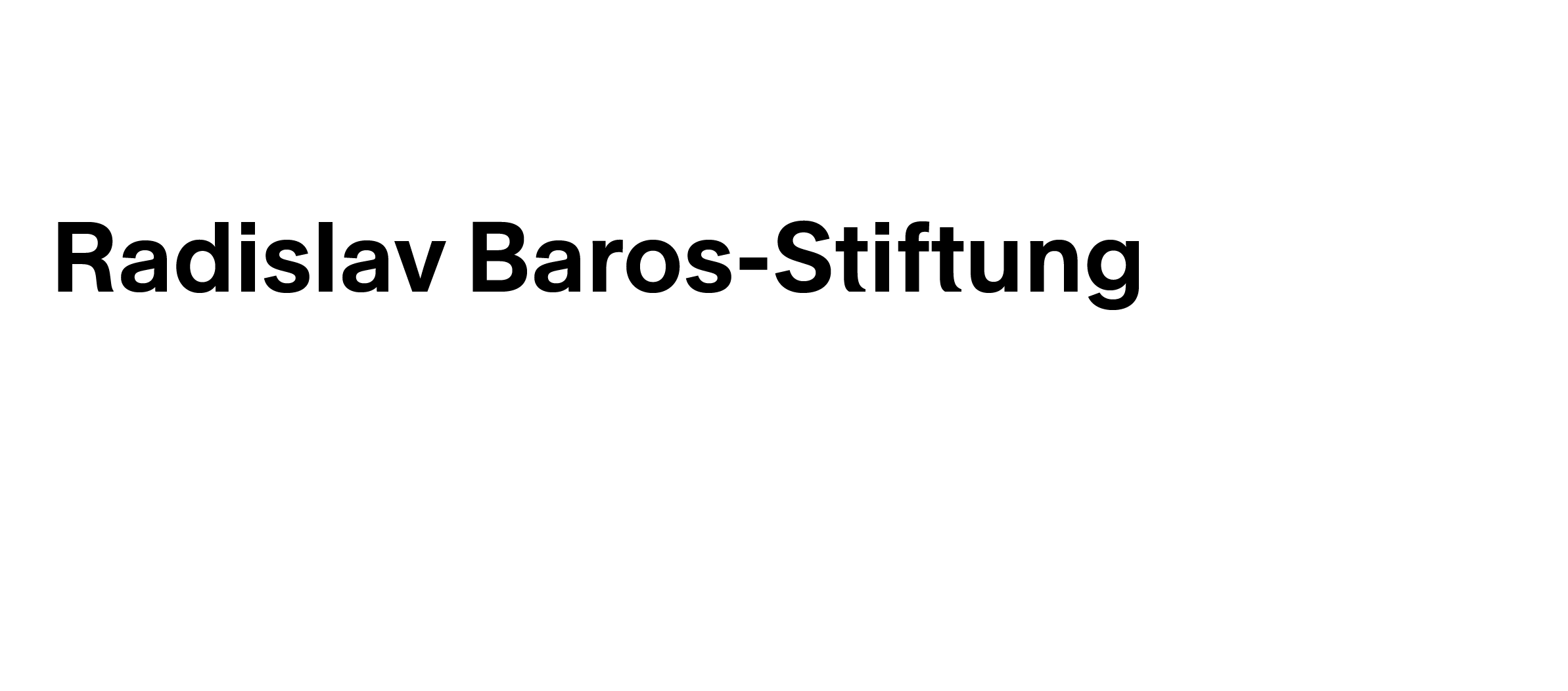Radislav Baros-Stiftung