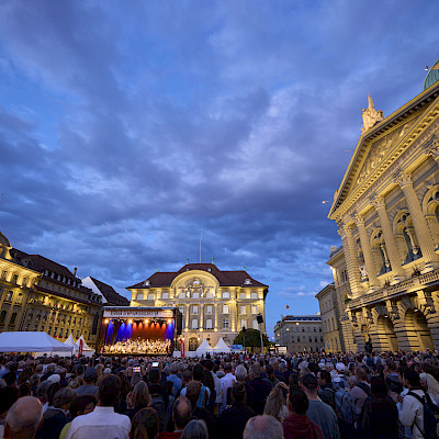 Openair-Konzert auf dem Bundesplatz