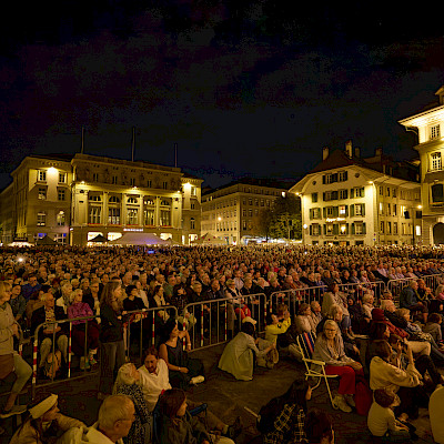 Openair-Konzert auf dem Bundesplatz